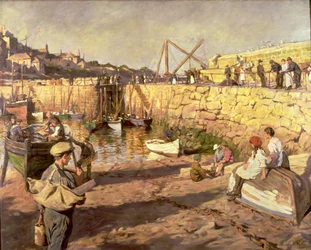 Preparativi, Porto di Mousehole