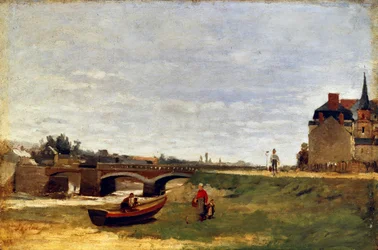 Paesaggio con ponte, primi anni 1870