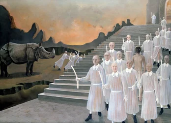 Il rinoceronte, c1850-1890