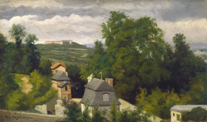 Veduta alla periferia di Caen, 1872-1875