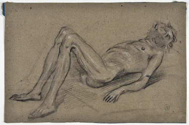 Studio di un uomo barbuto (disegno)