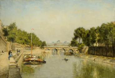 Le rive della Senna in primavera