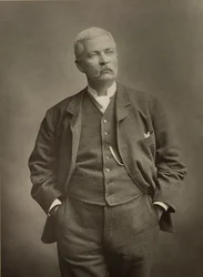 Sir Henry Morton Stanley (1841-1904), esploratore, ritratto fotografico