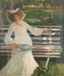Su una panchina, c.1905
