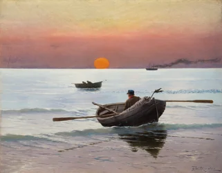 Tramonto sul mare