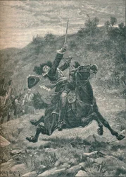 Ultima carica del Visconte Dundee alla Battaglia di Killiecrankie, Scozia, 1689 1905