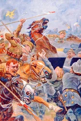 La carica dei 9th Lancers durante la ritirata da Mons