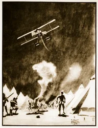 Bombardamento dei turchi ai Dardanelli, illustrazione da 