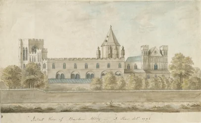 Abbazia di Burton-upon-Trent: acquerello, 1794