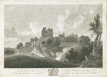 Castello di Dudley - La Torre: incisione, nd [1762-1802]