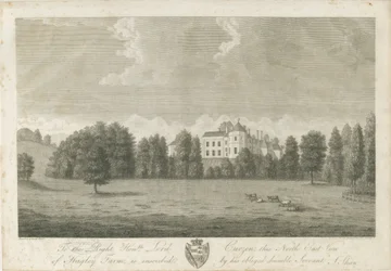 Hagley Hall: incisione