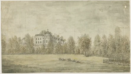 Hagley Hall: acquerello, nd [1795]
