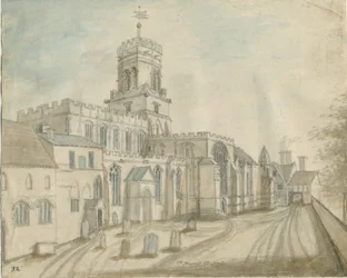 Stafford - Chiesa di Santa Maria: acquerello, nd [c 1790]