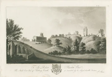 Castello di Tutbury - Vista Nord Est
