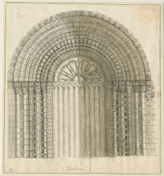 Chiesa Priorale di Tutbury - Arco nella Porta Ovest
