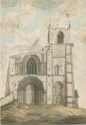 Chiesa Priorale di Tutbury: acquerello, nd [1762-1802]