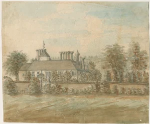 Wednesbury - Vecchia Casa: acquerello, nd [1762-1798]