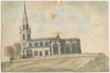 Wednesbury Church: acquerello, nd [1762-1802]