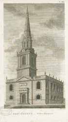 Wolverhampton - Chiesa di San Giovanni: incisione, nd [c 1798]