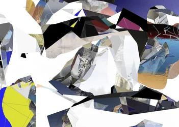 Astratto geometrico frammentato