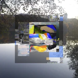 Riflesso sul lago distorto