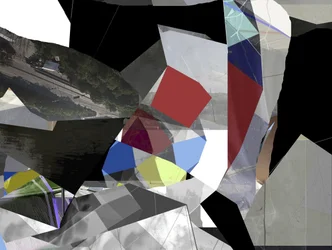 Collage astratto moderno