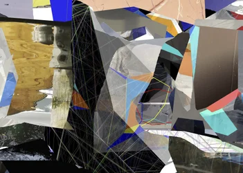 Collage geometrico moderno