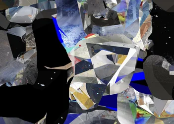 Shattered Blue - Astratto