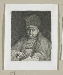 Ritratto a mezzo busto di un dignitario ecclesiastico