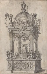 Il catafalco di Filippo IV di Spagna
