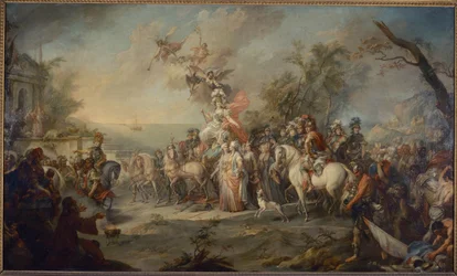 Allegoria della vittoria di Caterina la Grande su turchi e tartari