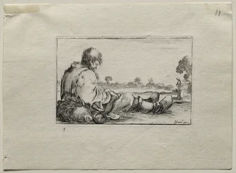 Capricci: Mendicante seduto