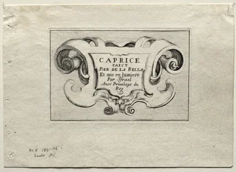 Capricci: Pagina del titolo
