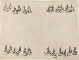 Cavalieri che combattono con le spade, 1652
