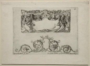 Collezione di Vari Capricci e Nuovi Disegni di Cartouches e Ornamenti: No 16