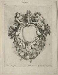 Collezione di vari capricci e nuovi disegni di cartigli e ornamenti: n. 11