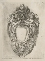 Collezione di vari capricci e nuovi disegni di cartigli e ornamenti: n. 3