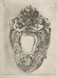 Collezione di vari capricci e nuovi disegni di cartigli e ornamenti: No. 3