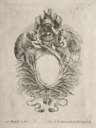 Collezione di vari capricci e nuovi disegni di cartigli e ornamenti: No. 5