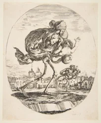 La morte che porta un bambino, da Le cinque morti Les cinq Morts, ca. 1648