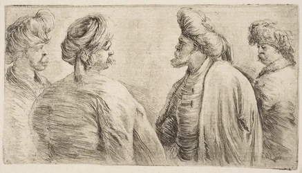 Quattro turchi, mezzo busto