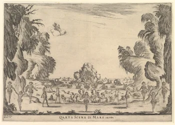 Quarta scena, il mare, da Le nozze degli Dei