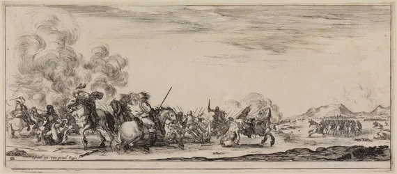 Pace e guerra (Et pace et bello): scontro tra cavalieri