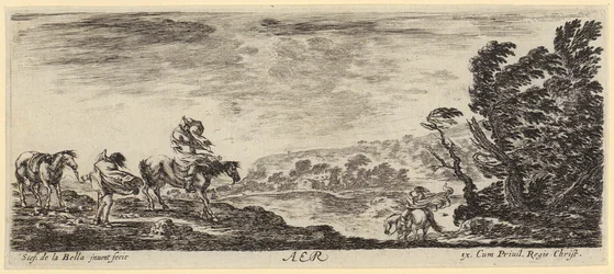 Battaglia in alto mare, foglio 5 della serie "Pace e guerra" [Et pace, et bello]