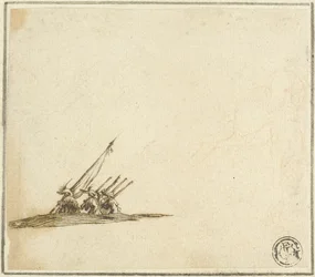 Gruppo di soldati a piedi