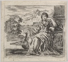 Giunone, dal Gioco della Mitologia Jeu de la Mythologie, 1644