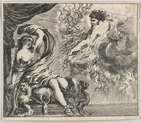 Giove e Semele, dal Gioco della Mitologia