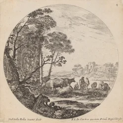 Paesaggio con Rovine Romane, 1646