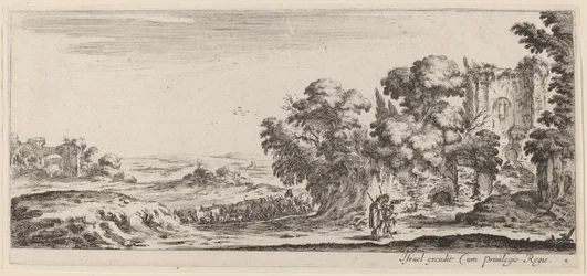Paesaggio con rovine, entro il 1647