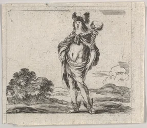 Mercurio, dal Gioco della Mitologia Jeu de la Mythologie, 1644